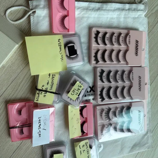 [BUNJANG] Individual False Eyelashes for Makeup Practical Exams / 메이크업실기 과제별 인조속눈썹