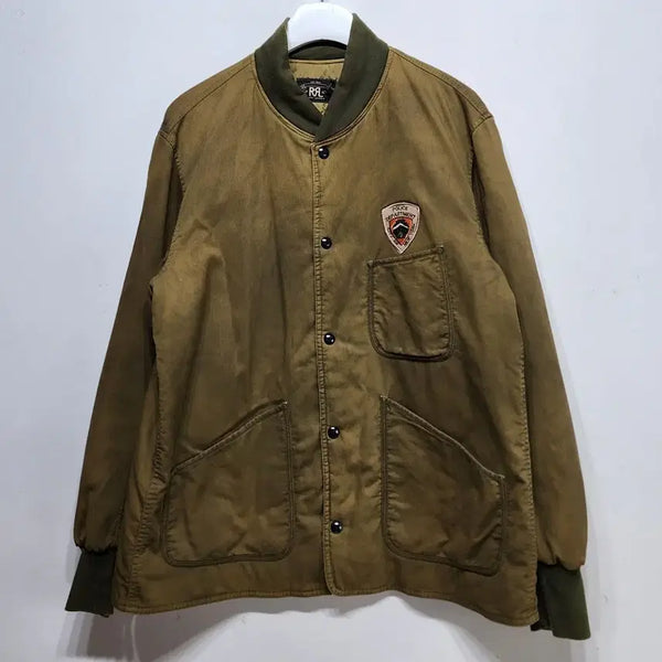 [BUNJANG] RRL Ralph Lauren Corduroy New York Police Patchwork Jacket L / 더블알엘 랄프로렌 RRL RALPH LAUREN 코듀로이 뉴욕경찰패치워크자켓 L