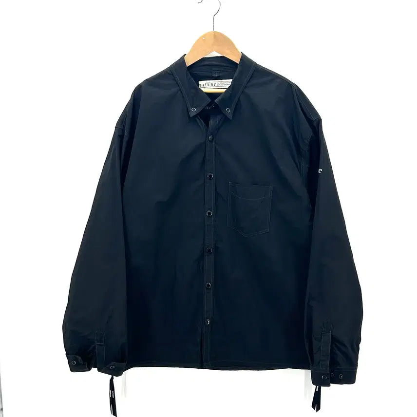 [BUNJANG] DIAFVINE Nylon Button-Down Shirt Jacket / [DIAFVINE] 디아프바인 나일론 버튼다운 셔츠자켓