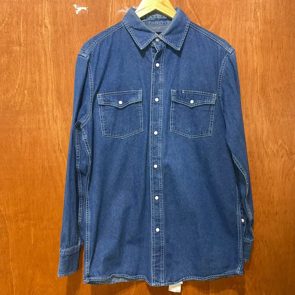 [BUNJANG] MWG Appare Vintage Denim Shirt (M) / (M) MWG Appare 빈티지 데님 셔츠