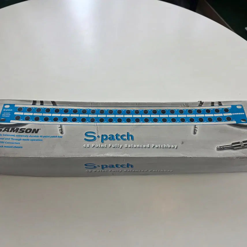[BUNJANG] Samson S-Patch Plus 48-Point Balanced Patch Bay / samson s.patch