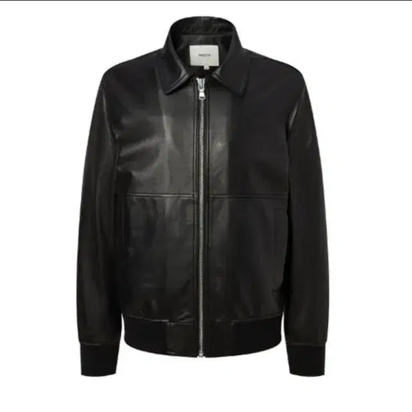 [BUNJANG] Hazzys Men's Lambskin Leather Jacket / 헤지스 가죽자켓