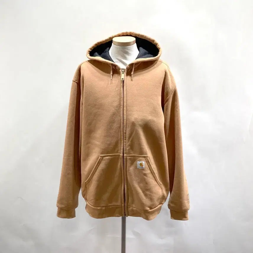 [BUNJANG] Carhartt Hooded Zip-Up Jacket Brown Oversized Medium / 칼하트 후드집업 브라운 오버 m