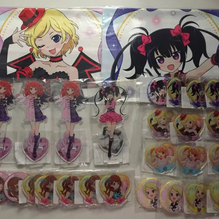 [BUNJANG] Prism Stone Marukuji Acrylic Stand Keyring Can Badge Ayira Rhythm Mion Chris / 프리즘스톤 마루쿠지 아크릴 캔뱃지 테피 아이라 리듬 미온 크리스