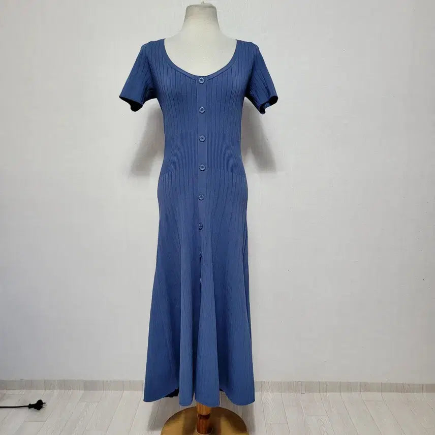 [BUNJANG] Sandro Ribbed Knit Dress / 산드로 골지니트원피스