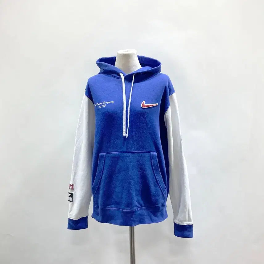 [BUNJANG] Nike Hoodie Blue White Size 95 / 나이키 후드티 블루 화이트 95
