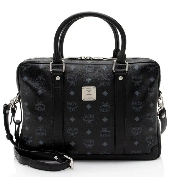 [BUNJANG] MCM Visetos Black Monogram 2-Way Briefcase / 정품/멋진남성] MCM 비세토스 블랙 모노그램 2WAY 브리프케이스 (