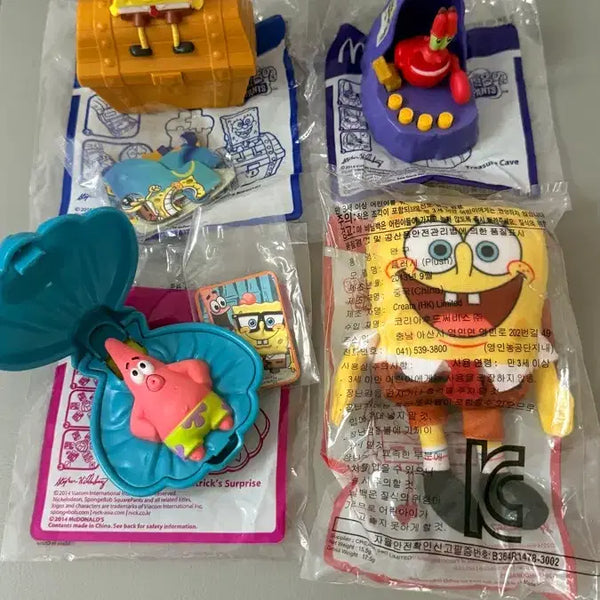[BUNJANG] McDonald's Happy Meal SpongeBob Figures Bundle Set (10+ Year Old) / 맥도날드 해피밀 스펀지밥