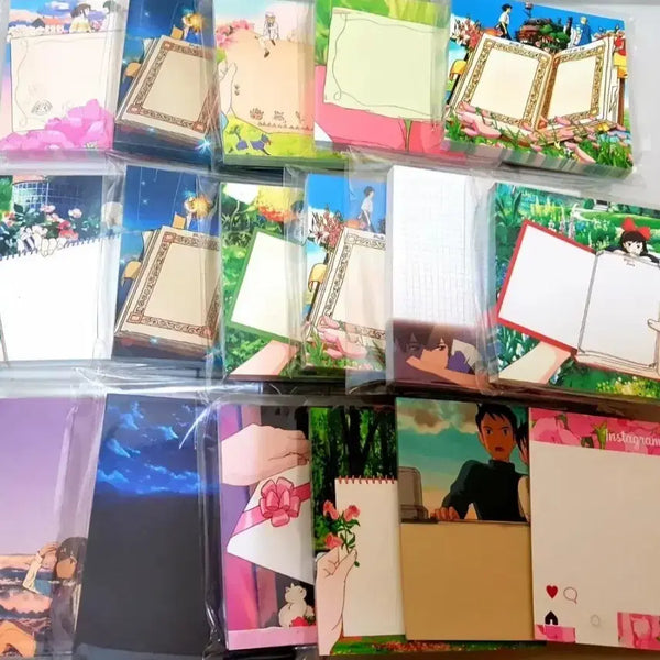 [BUNJANG] Studio Ghibli Die-Cut Memo Pad Set / 재고4) 지브리 떡메믹스