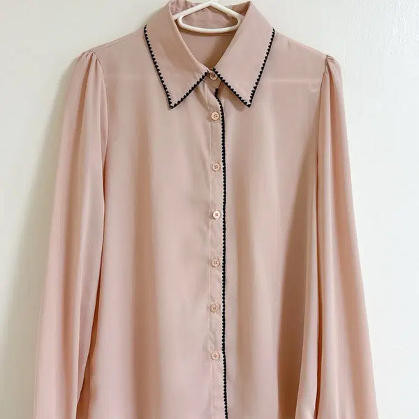 [BUNJANG] Women's Spring/Fall Blouse (Indie Pink) / 인디핑크 봄 가을 여성 블라우스
