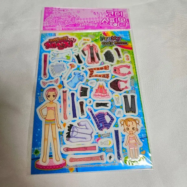 [BUNJANG] Character Contracting Cardcaptor Sakura Medium Scented Styling Sticker (Vintage) / 고전문구 캐릭캐릭체인지 구판 중형 향기 코디 스티커