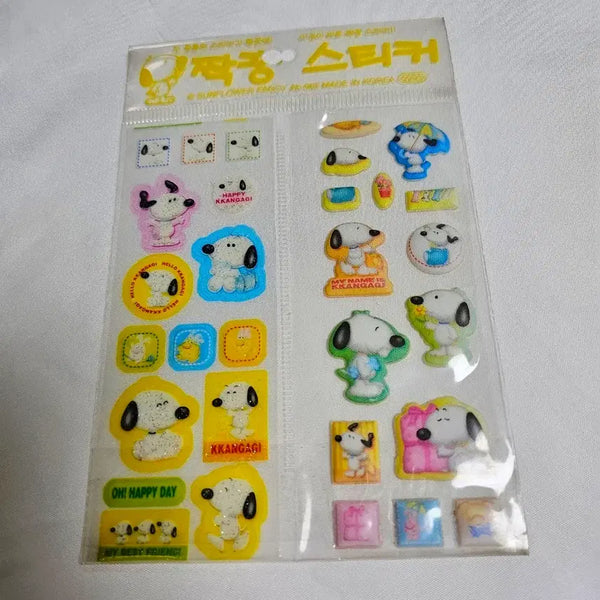 [BUNJANG] Vintage Epoxy Stickers / 고전문구 에폭시 고전 스티커