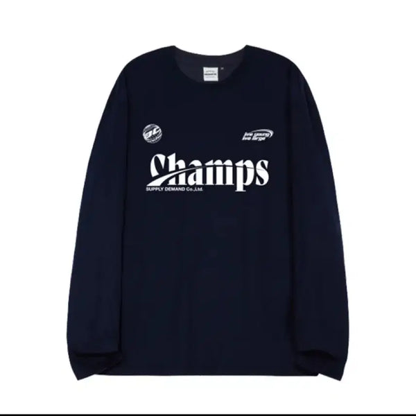 [BUNJANG] BONS BONS Long Sleeve Navy / 본챔스 롱슬리브 네이비