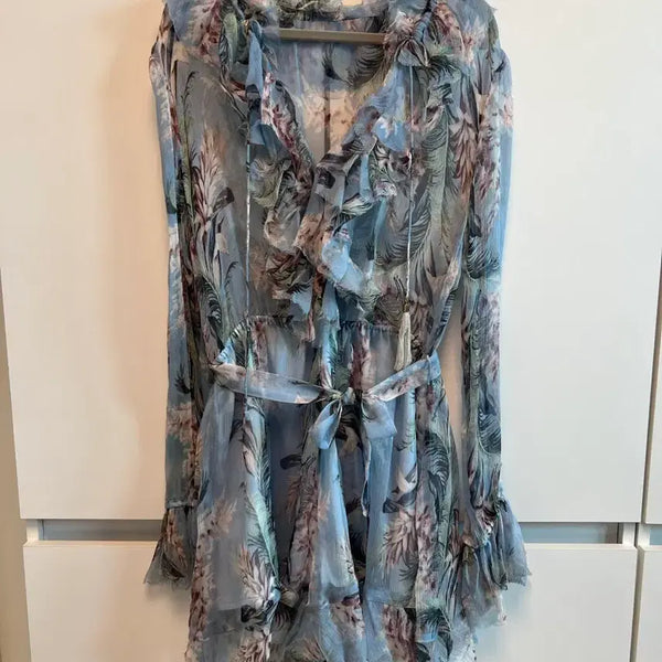[BUNJANG] Ruffle Chiffon Jumpsuit / 너무이쁜 러플 쉬폰 점프수트