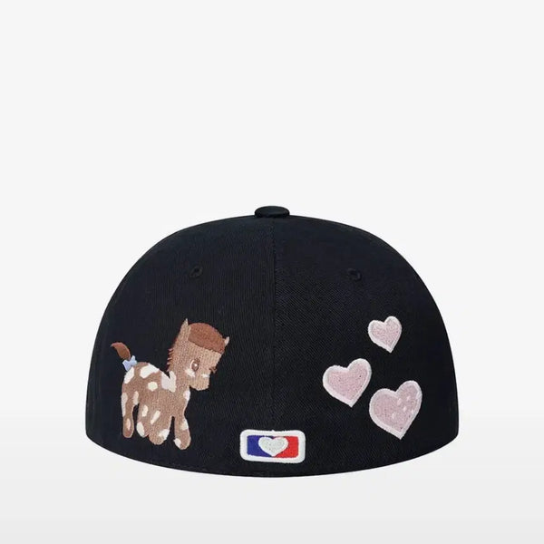 [BUNJANG] TheMuseumVisitor PONY EMBROIDERY CAP NAVY / 더뮤지엄비지터 PONY EMBROIDERY CAP (NAVY)