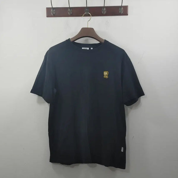 [BUNJANG] Wackywilli Men's Black Logo Patch Short Sleeve T-Shirt / L(100) 와키윌리 남성 블랙 로고 패치 반팔 티셔츠