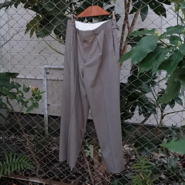 [BUNJANG] MAATEE&SONS 26SS JEFFERLY Shark Skin Pane Check Slacks / 마티 앤 선즈 MAATEE&SONS 26SS JEFFERLY / 샤크 스킨 PANE