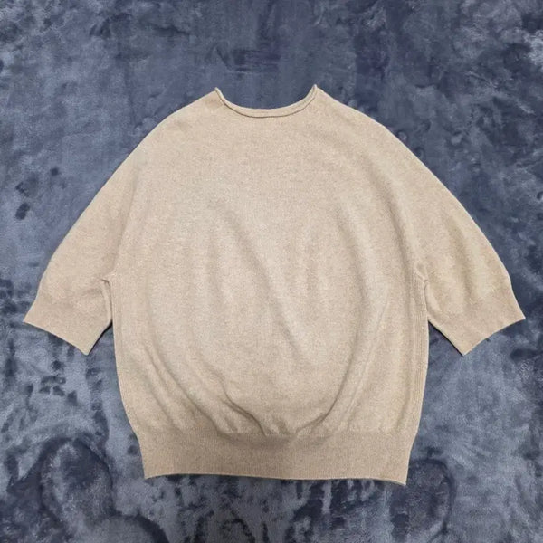 [BUNJANG] Gobi 100% Cashmere Short Sleeve Knit XL / (XL)여성 GOBI 고비 캐시미어 100% 반팔 니트