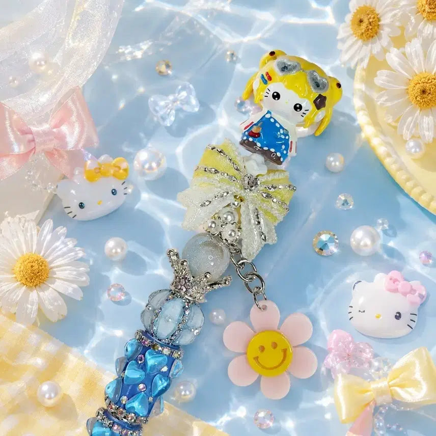 [BUNJANG] Kitty Resin Figure Deco Pen / 키티레진피규어 볼꾸 볼펜