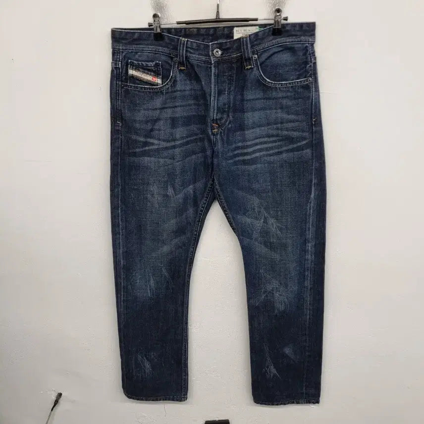 [BUNJANG] Diesel VIKER Washed Denim Pants 35 Inch / [35 inch] 디젤 VIKER 워싱 데님 팬츠 청바지