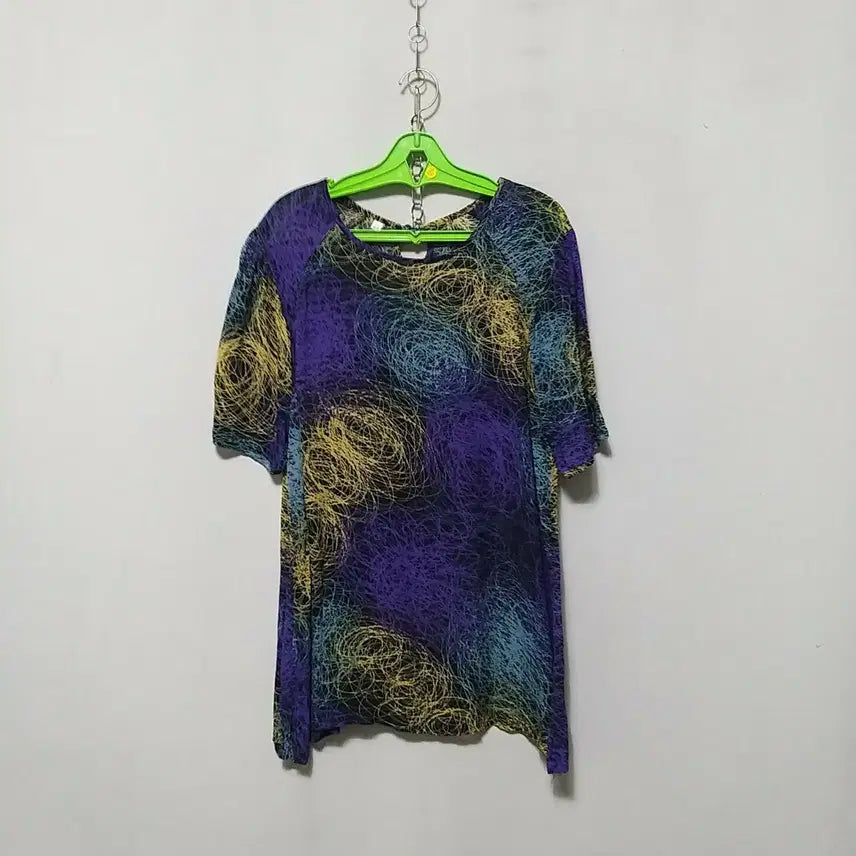 [BUNJANG] Unique Pattern Rayon Blouse / 마197 인견상의