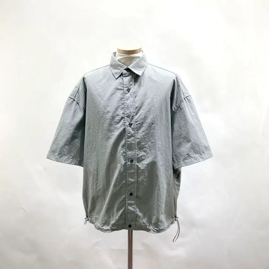 [BUNJANG] Zara Men's Short Sleeve Shirt Grey M / 자라 여름 셔츠 그레이 반팔 남성 M