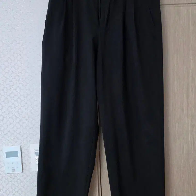 [BUNJANG] Covernat Black Semi-Wide Slacks (L) / 커버낫 블랙 세미와이드 슬랙스 L