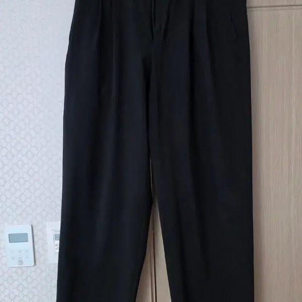 [BUNJANG] Covernat Black Semi-Wide Slacks (L) / 커버낫 블랙 세미와이드 슬랙스 L