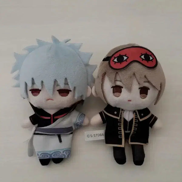 [BUNJANG] Gintama Gintoki Sougo Puchifuwa Plush Charm Bundle Set / 일괄) 은혼 긴토키 소고 푸치후와 누이 인형 키링