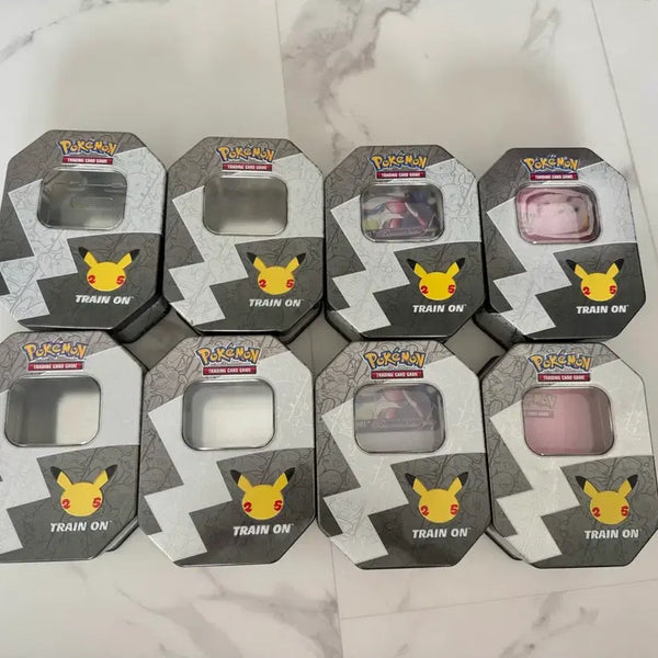 [BUNJANG] Pokemon 25th Anniversary North American Tin Cases Bundle Set (14 Units) / 포켓몬 25주년 북미 틴케이스 14개 일괄(No card)