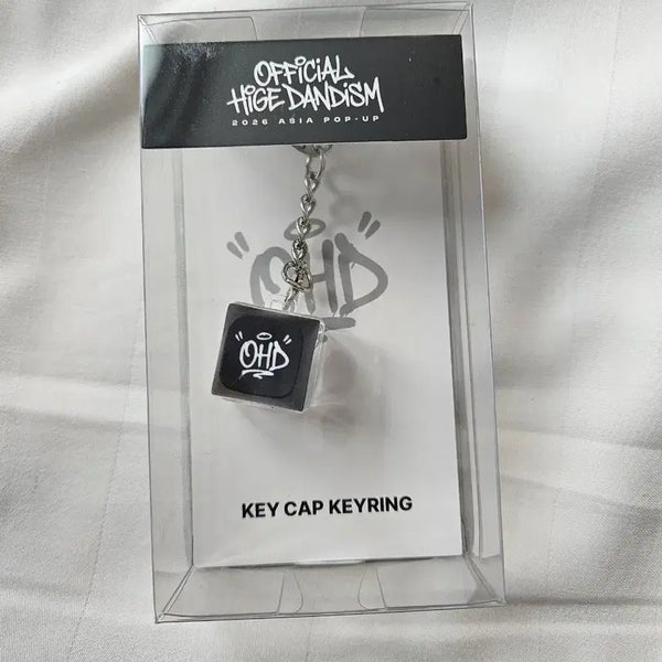 [BUNJANG] Official HIGE DANJI Pop-Up Store Keycap Keyring (Sealed) / 오피셜히게단디즘 히게단 팝업 키캡 키링 미개봉