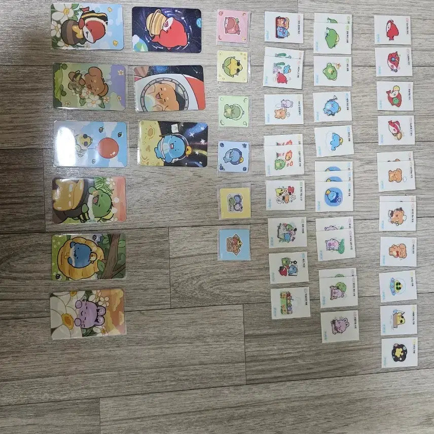 [BUNJANG] Pixely Ttibu Seal & Photocard Bundle Set / 픽셀리 띠부씰&포토카드 일괄