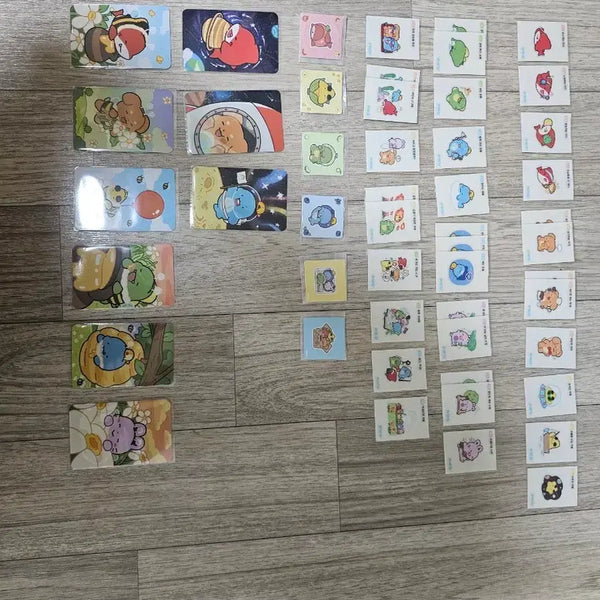 [BUNJANG] Pixely Ttibu Seal & Photocard Bundle Set / 픽셀리 띠부씰&포토카드 일괄