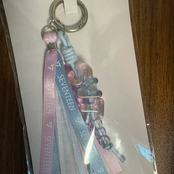 [BUNJANG] SEVENTEEN Yakusoku Ribbon Keyring (Sealed) / (처분) 세븐틴 야쿠소쿠 리본 키링 미개봉