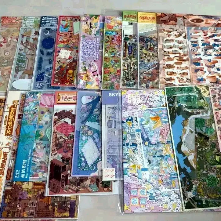 [BUNJANG] 3D Decorative Stickers Bundle (19 pcs) / 3d방꾸미기스티커 19개 일괄 스티커북 다꾸 취미 혼놀