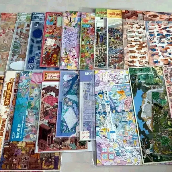 [BUNJANG] 3D Decorative Stickers Bundle (19 pcs) / 3d방꾸미기스티커 19개 일괄 스티커북 다꾸 취미 혼놀