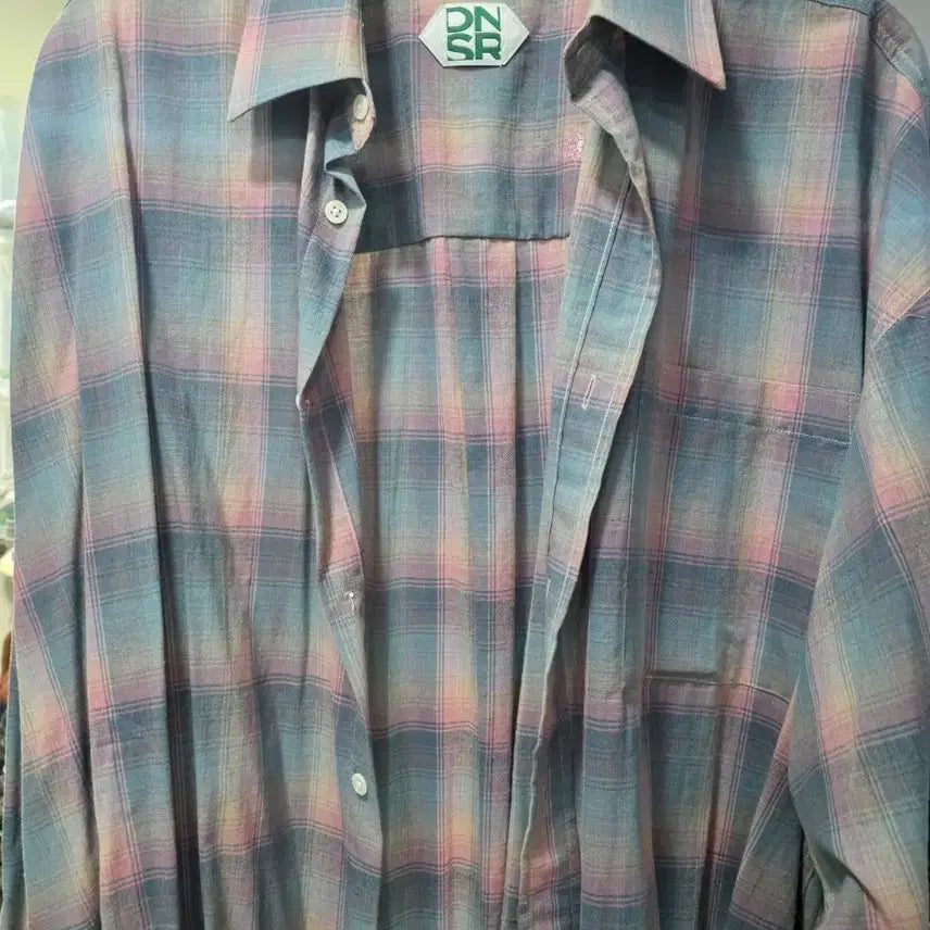 [BUNJANG] DNSR Oversized Check Shirt M / DNSR 오버사이즈 체크 셔츠 M사이즈