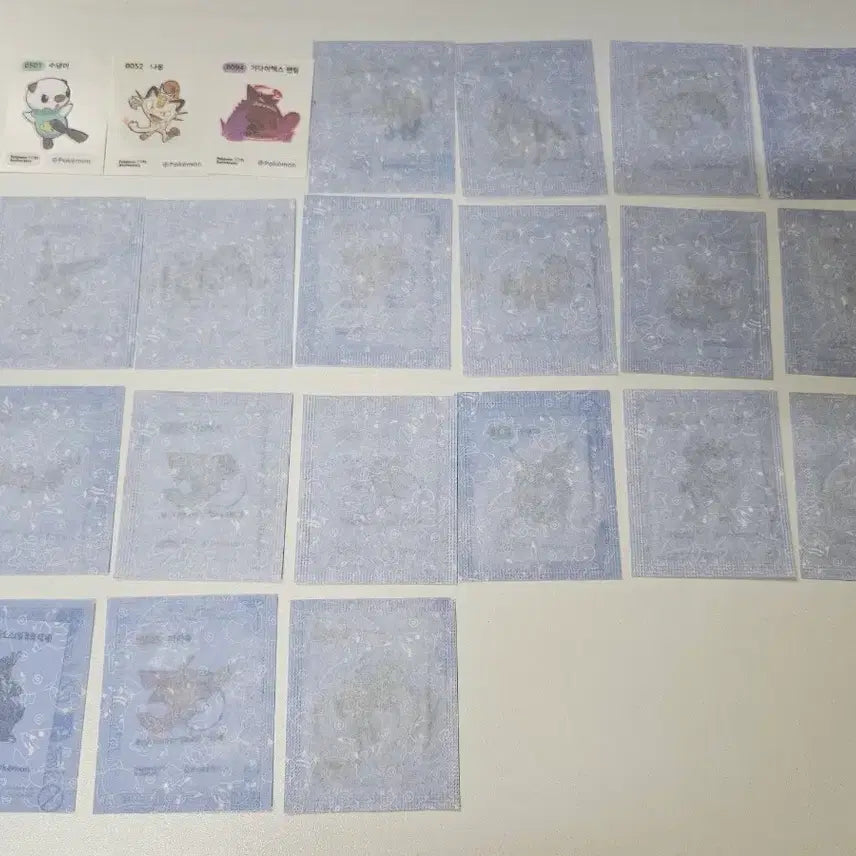 [BUNJANG] Pokemon Stickers Bundle Set (22 pcs) / 포켓몬 띠부씰 22개 일괄