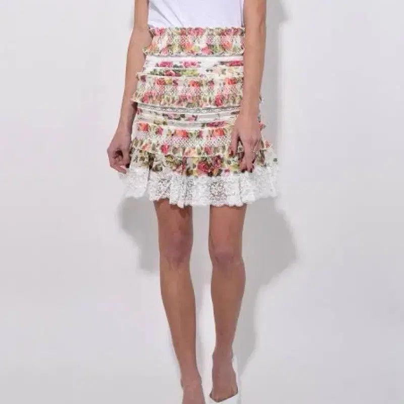 [BUNJANG] Zimmermann Radiate Mini Skirt Linen / zimmermann 짐머만 레디에이트 스커트 새상품