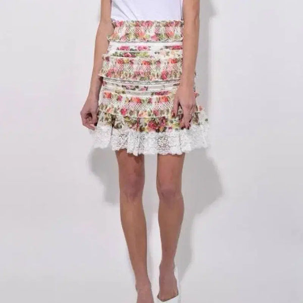 [BUNJANG] Zimmermann Radiate Mini Skirt Linen / zimmermann 짐머만 레디에이트 스커트 새상품