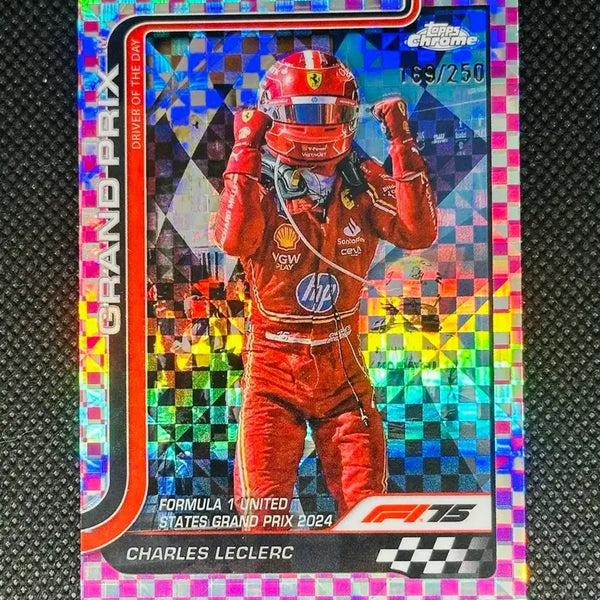 [BUNJANG] 2025 Topps Chrome Charles Leclerc Limited Edition Card #169/250 / 2025 F1 탑스 크롬 샤를 르클레르 250한정 카드