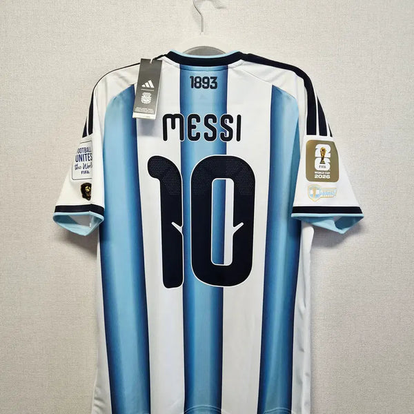 [BUNJANG] Argentina 2022 World Cup Final Home #10 Messi Authentic Jersey / (새상품) 26-28 아르헨티나 홈 No.10 메시 월드컵 결승 정품 유니폼