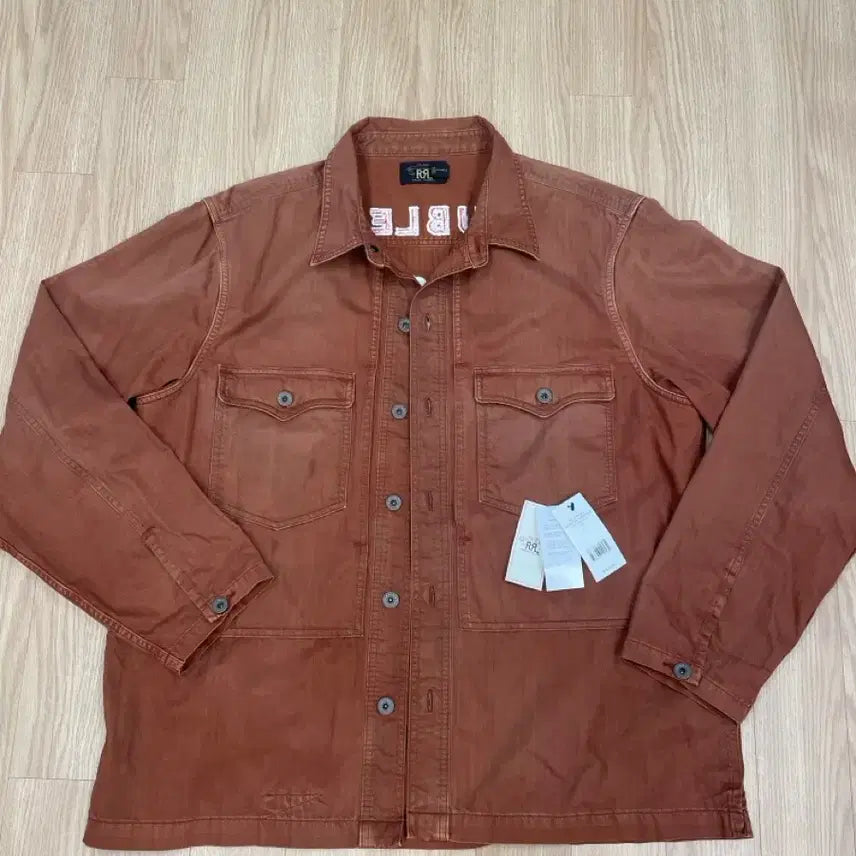 [BUNJANG] RRL Herringbone Twill Overshirt XL / RRL 더블알엘 헤링본 트윌 오버셔츠 XL 팝니다.(상태매우좋음)
