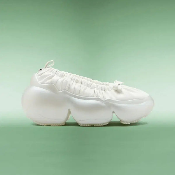 [BUNJANG] Woomii Cindy White Mary Jane Sneakers - Size 37 (235) / woomii 우미 cindy white 신디 화이트 신발 37 사이즈 235 메리제인 스니커즈 발레코어