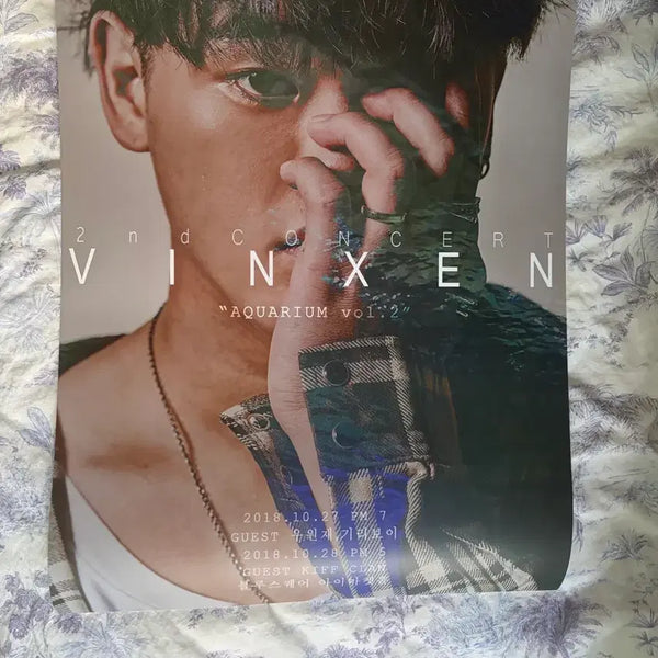 [BUNJANG] Vince Concert Poster AQUARIUM vol.2 / (가격제안 가능) 빈첸 콘서트 포스터 AQUARIUM vol.2