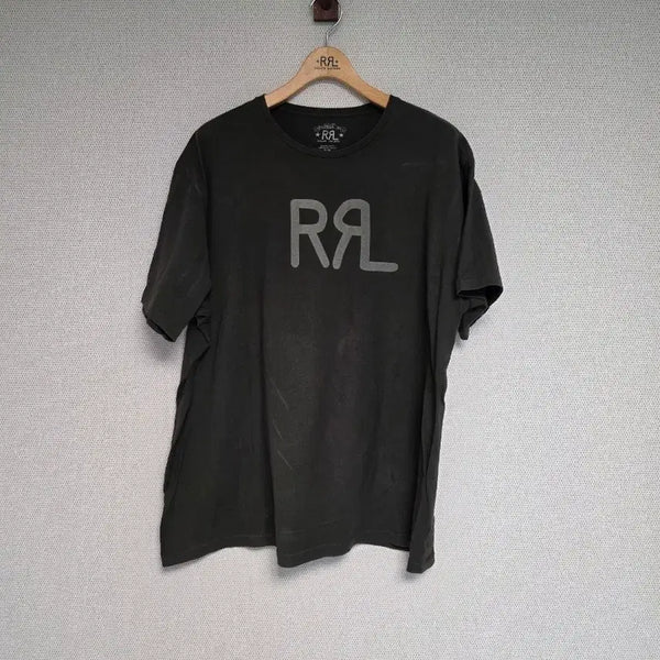 [BUNJANG] RRL Logo Jersey Short Sleeve T-Shirt XXL / RRL 더블알엘 로고 저지 반팔 티셔츠 XXL