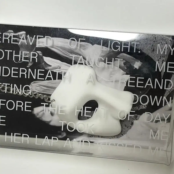 [BUNJANG] Park Hyo Shin Phantom Mask Keyring (Glow-in-the-Dark, White) / 박효신 팬텀 마스크 키링 야광 화이트