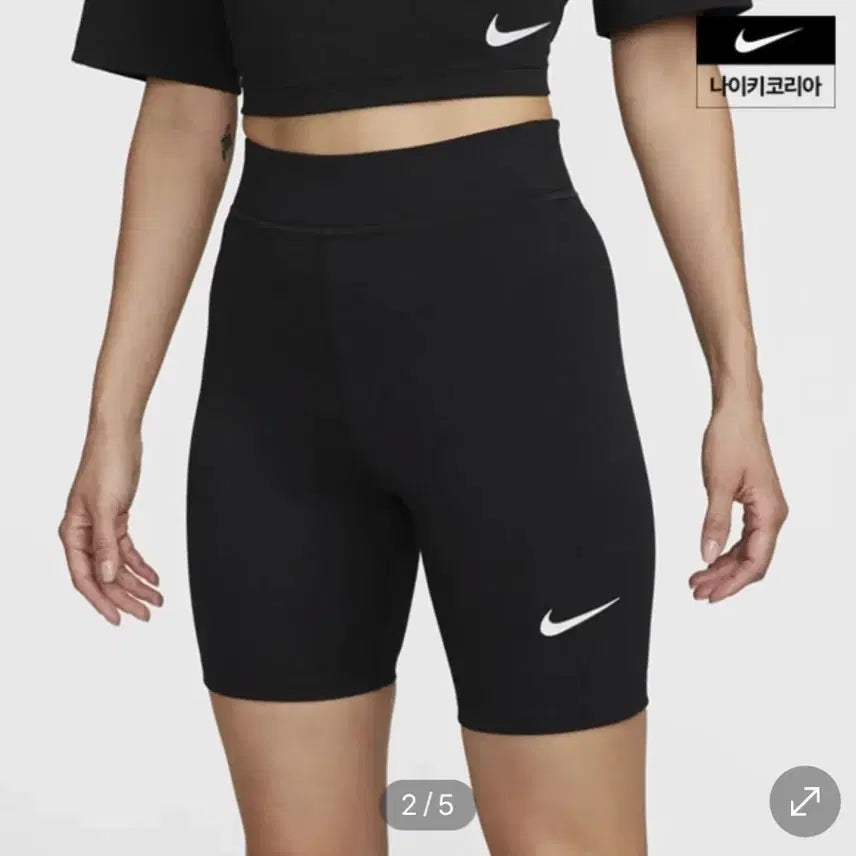 [BUNJANG] Women's 8-Inch High-Waisted Biker Shorts / 여성 하이웨이스트 8인치 바이커 쇼츠