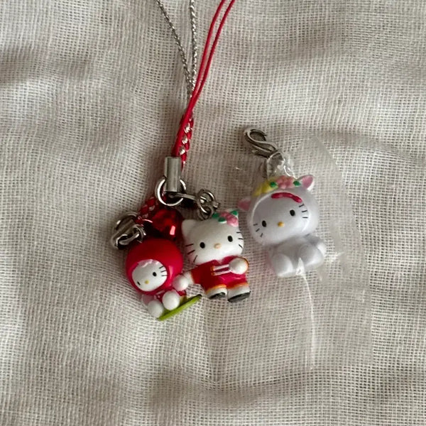 [BUNJANG] Hello Kitty Cheongsam Plum Blossom Strap / 키티 스트랩 양 치파오 매화나무열매