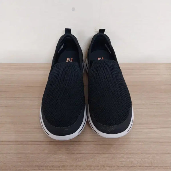 [BUNJANG] Skechers Go Walk 5 Slip-On Sneakers Black Polyester/Rubber Men's Size 265 / 남성 스케쳐스 고 워크5 슬립온, 운동화 (265)
